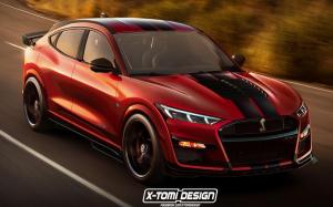 Shelby Ford Mustang Mach-E GT500 by X-Tomi Design 2020 года